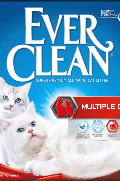 Ever Clean Clumping Cat Litter, Multiple Cat, Scented for long-lasting freshness, Unbeatable Clumping Strength, 10L
