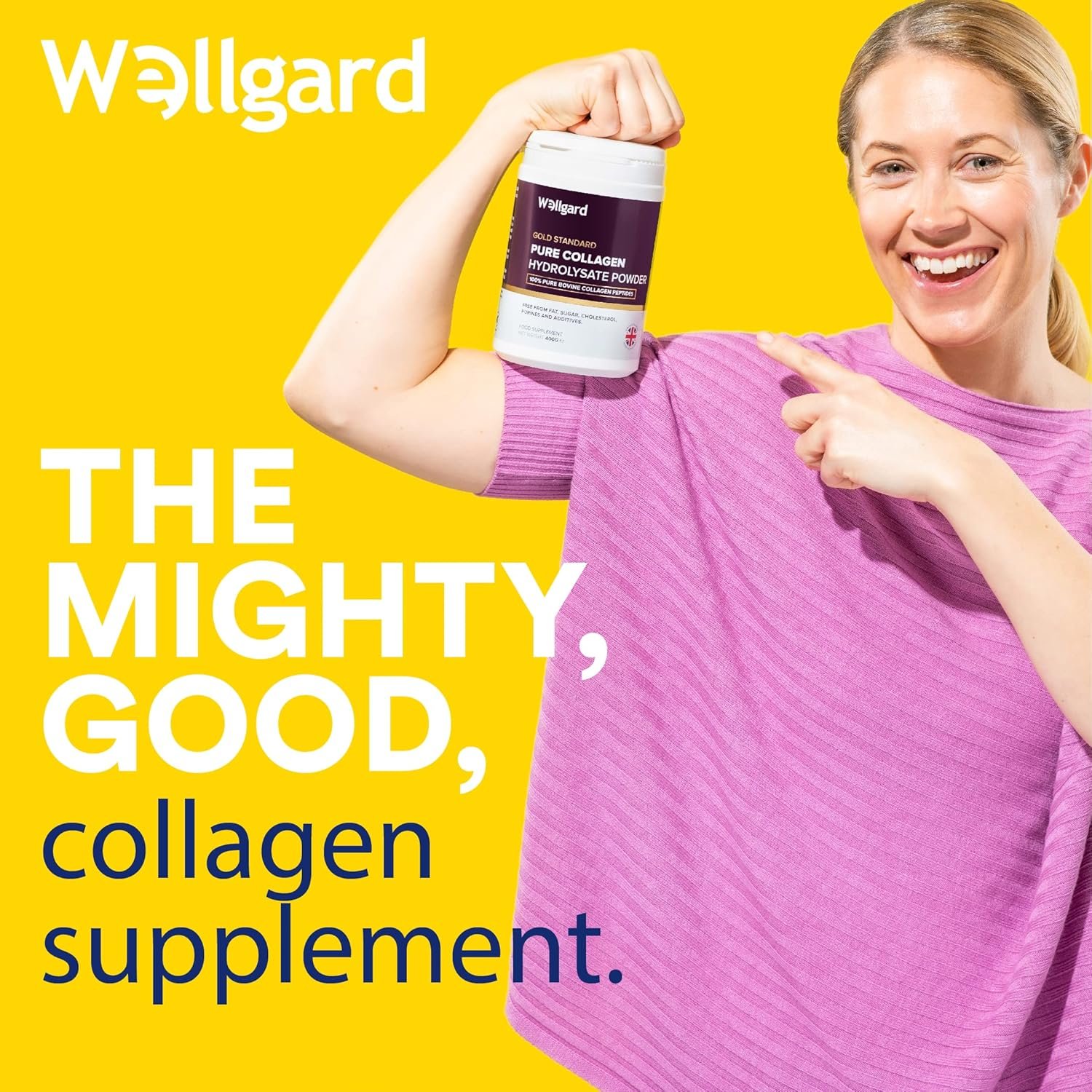 Collagen Powder, Gold Standard Bovine Collagen Peptides Powder by Wellgard - High Levels of The 8 Essential Amino Acids, Collagen Supplements, Halal & Kosher, Made in UK - Image 6