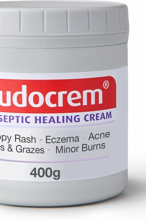 Sudocrem® Antiseptic Healing Cream, Zinc Oxide Cream for Nappy Rash, Eczema, Acne, and Minor Burns, 400g (Pack of 1)
