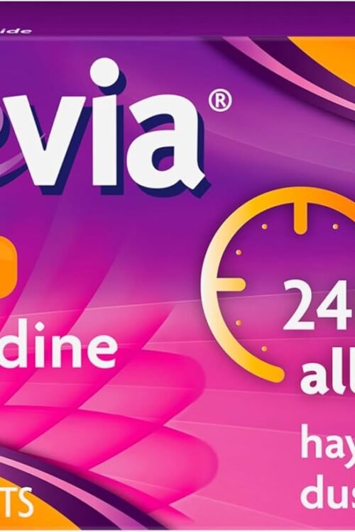 Allevia Hayfever Allergy Tablets, Prescription Strength 120 mg Fexofenadine, 24hr Relief Acts Within 1 Hour, Including Sneezing, Watery Eyes, Itchy and Runny Nose, 30 Tablets