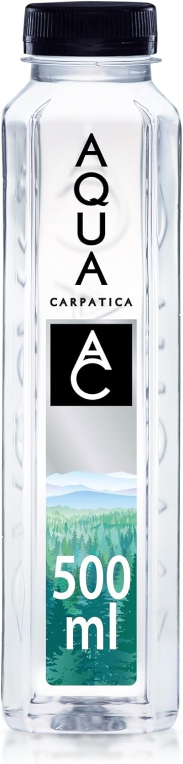 AQUA Carpatica Pure Natural Still Mineral Water, Virtually Nitrate Free, Low Sodium, Naturally Alkaline, Natural Electrolytes, Premium Multipack 100% Recyclable, 500 ml (Pack of 6) - Image 2